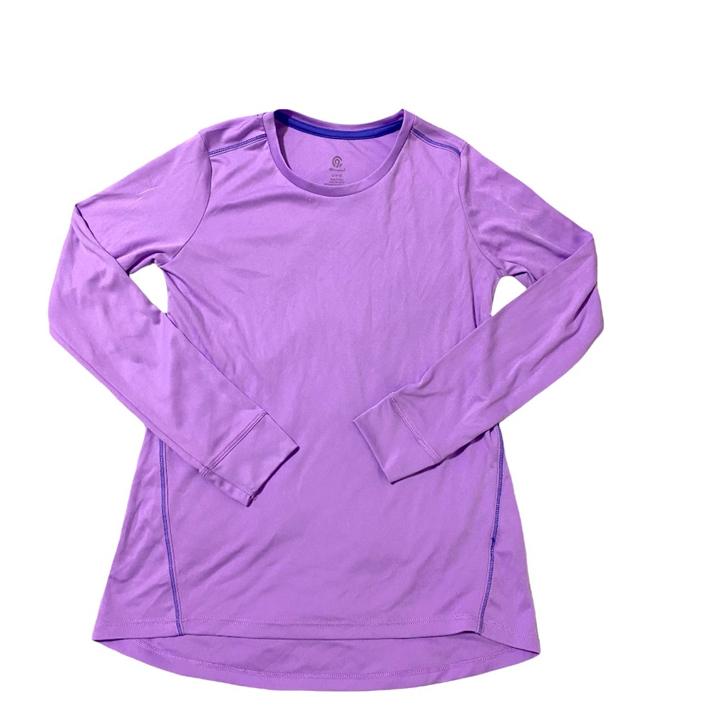 Girls Champion Purple Rash-Guard Top Size L 10-12
